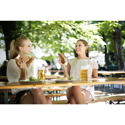 Nancy's Sabana Seca 3-delige Biertenten set - Biertenttafel - Opvouwbaar - Hout - Grote Tafel Met 2 Banken- Tuinmeubilair - 170 cm