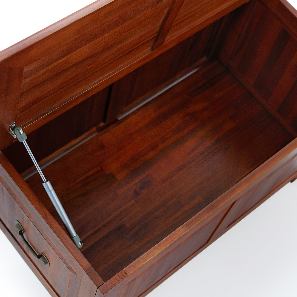 Armoire de rangement Nancy's Sanibel - Coffret en bois - Table basse - Boîte de table - Boîte de support - Buffet - 85 x 44 x 48 cm