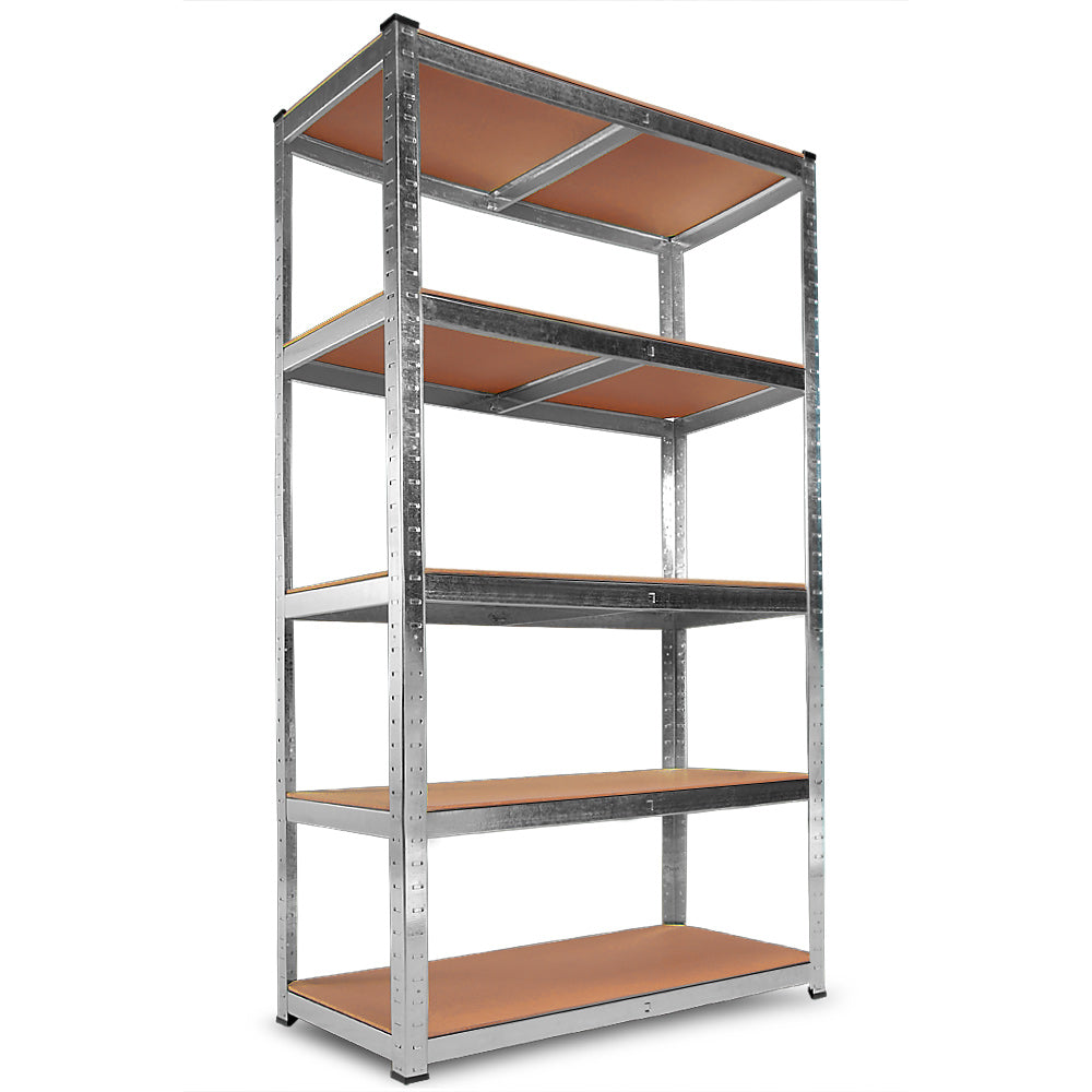 Nancy's Acton_V4 Shelving unit - Storage rack - With Shelf - Galvanized - Shelves - Storage space - 180 x 90 x 40 cm