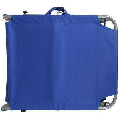 Nancy's Adel Ligstoel - Ligbed - Loungestoel - Tuinstoel - Relaxtoel - Opvouwbaar - Met Zonnekap - 195 x 60 x 30 cm