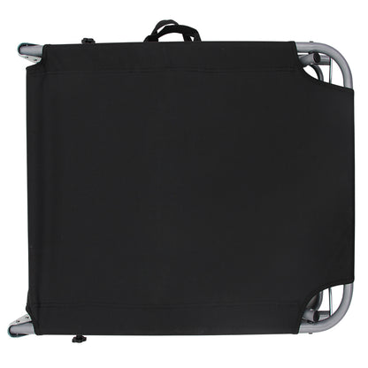 Nancy's Adel Ligstoel - Ligbed - Loungestoel - Tuinstoel - Relaxtoel - Opvouwbaar - Met Zonnekap - 195 x 60 x 30 cm