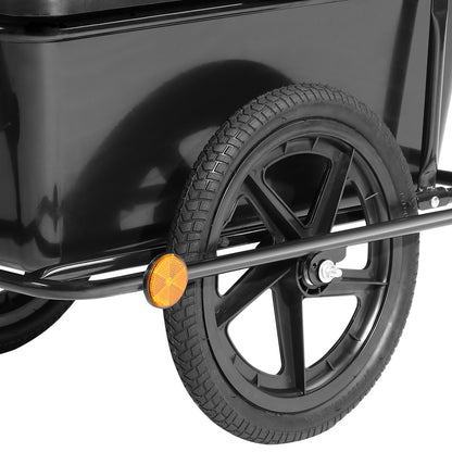 Nancy's Willis Fietskar - Transportaanhangwagen - Aanhanger - Kunststof - 90 liter Bak
