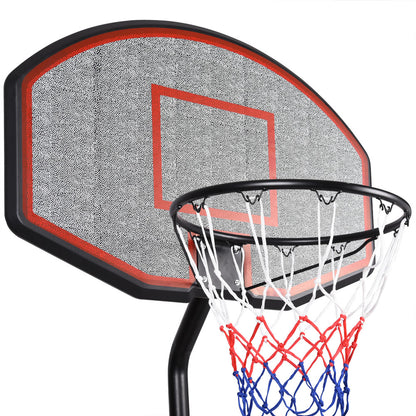Nancy's McCordsville Mobiele Basketbalring - Met Wielen - Verstelbare Ringhoogte - Oprolbare Voetstandaard