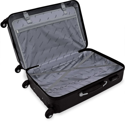 Nancy's Lochbuie Suitcase Set - Travel Suitcases - 3-piece - Hard Case - Extra Straps - Practical Mesh Pocket - ABS