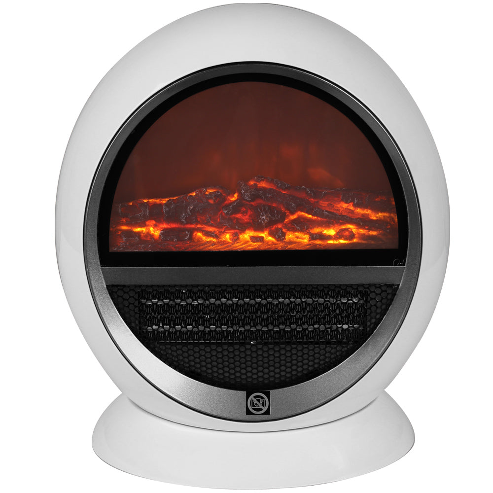 Nancy's Ridley Park Fireplace - Mobile Stove - Swivel Function - LED Flame Effect