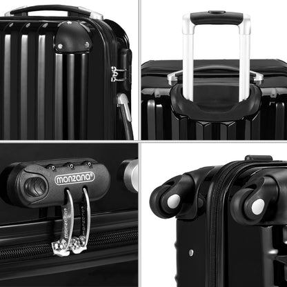 Nancy's Edgerton Reiskofferset - 3-delig - Hardcase - Bagageweegschaal - ABS