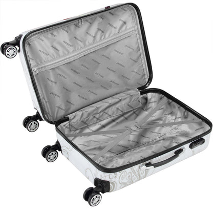Nancy's Villa Hills Travel Suitcase Set - 3-piece - Hardcase - 360° rotatable - Polycarbonate