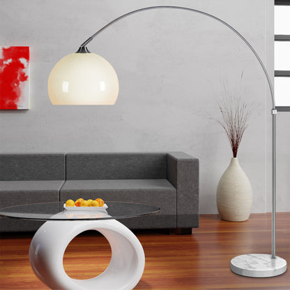 Nancy's Laurium Arc Lamp - With Marble Base - Standing Lamp - Floor Lamp - Adjustable - 220 cm