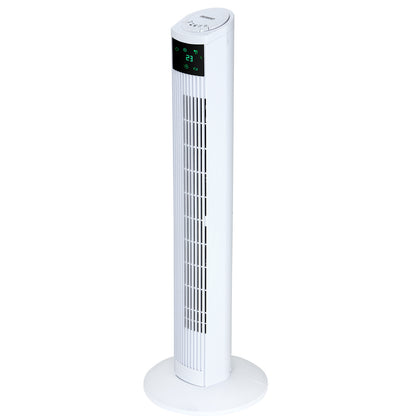 Nancy's River Park Torenventilator - Fan - Incl. Afstandsbediening - Met Display En Turbofunctie - Ventilatoren - 32 x 96 x 32 cm