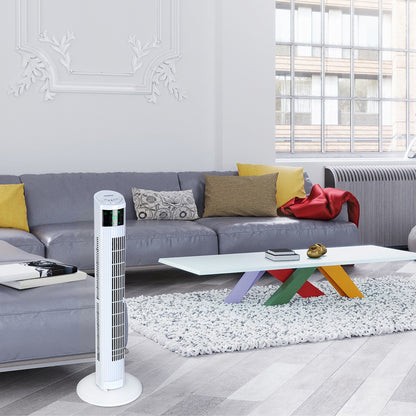 Nancy's River Park Torenventilator - Fan - Incl. Afstandsbediening - Met Display En Turbofunctie - Ventilatoren - 32 x 96 x 32 cm