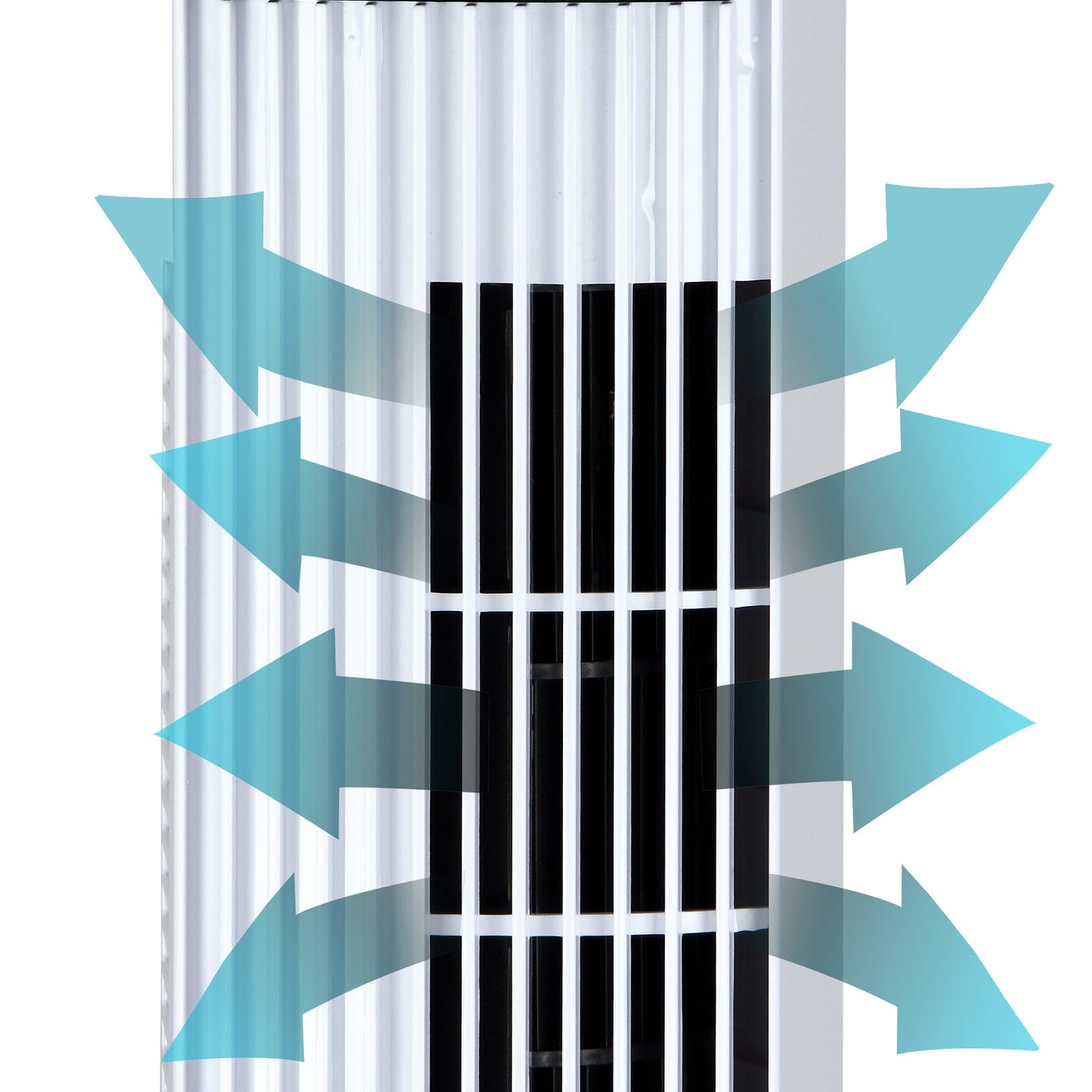 Nancy's River Park Torenventilator - Fan - Incl. Afstandsbediening - Met Display En Turbofunctie - Ventilatoren - 32 x 96 x 32 cm
