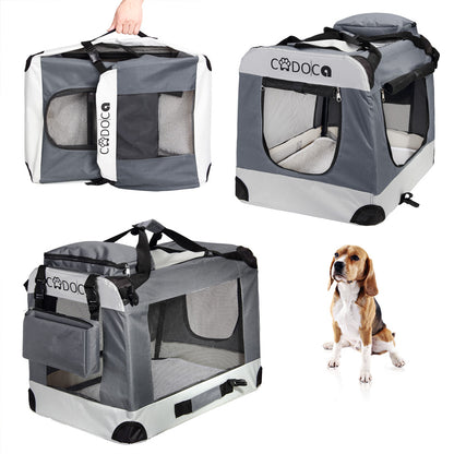 Nancy's Eldridge Hondentransportbox - Hondendrager - Transportbox - Opvouwbaar - Compact