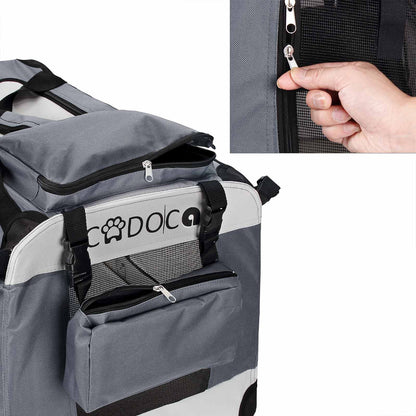 Nancy's Eldridge Hondentransportbox - Hondendrager - Transportbox - Opvouwbaar - Compact