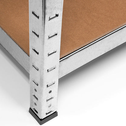 Nancy's Acton_V5 Opbergrek - Stellingkast - Met Legbord - Gegalvaniseerd Metaal - Legplanken - Opslagruimte - 170 x 75 x 30 cm