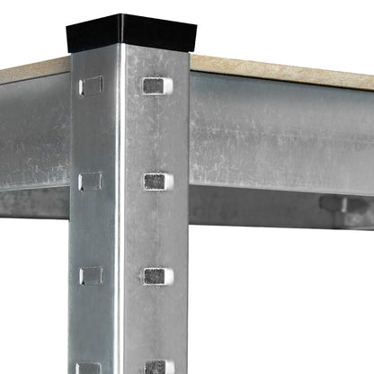 Nancy's Acton_V5 Opbergrek - Stellingkast - Met Legbord - Gegalvaniseerd Metaal - Legplanken - Opslagruimte - 170 x 75 x 30 cm