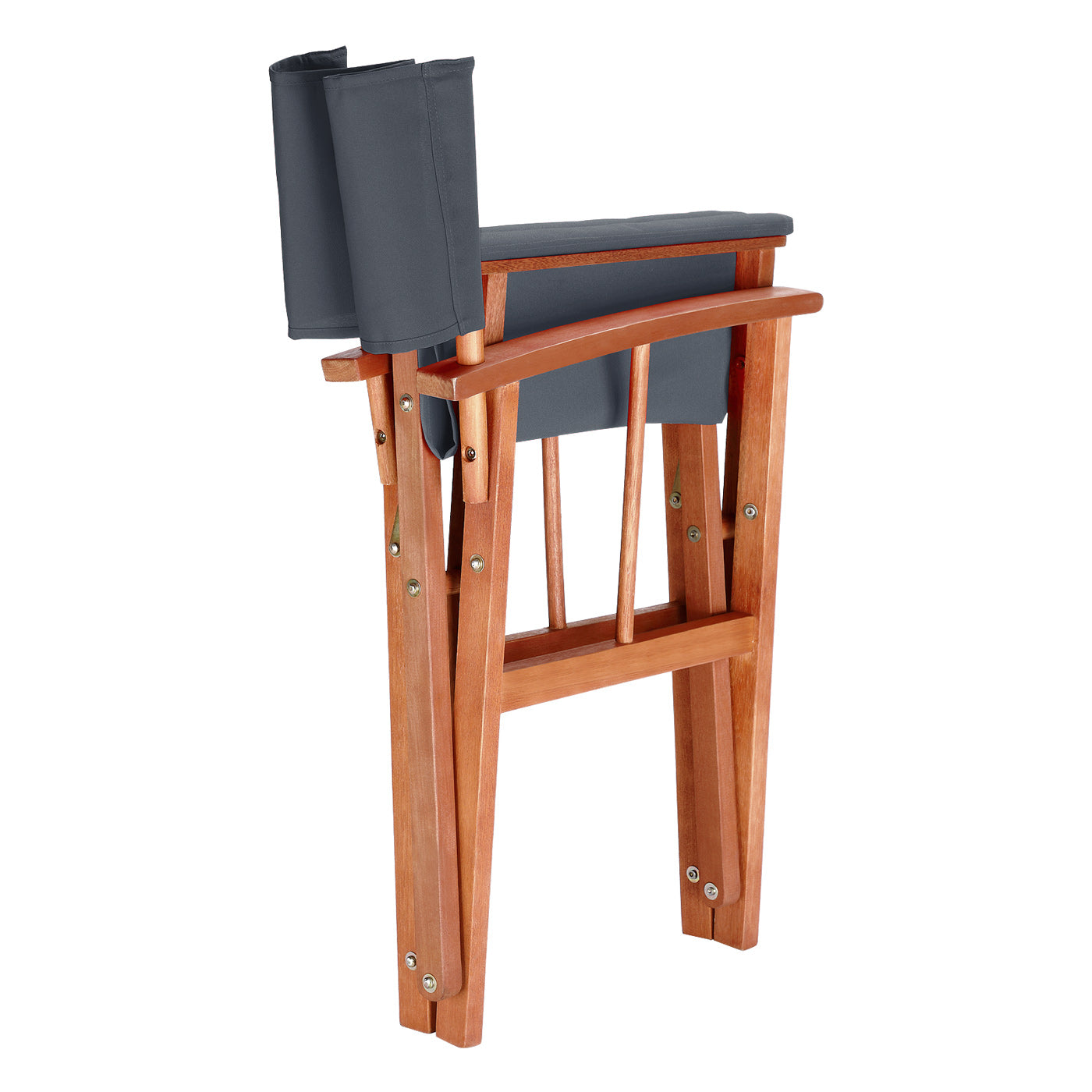 Chaise de jardin Nancy's Bondurant - Chaise de réalisateur - Chaise pliante - Chaises - Hydrofuge - Anthracite - 56,5 x 48 x 86 cm