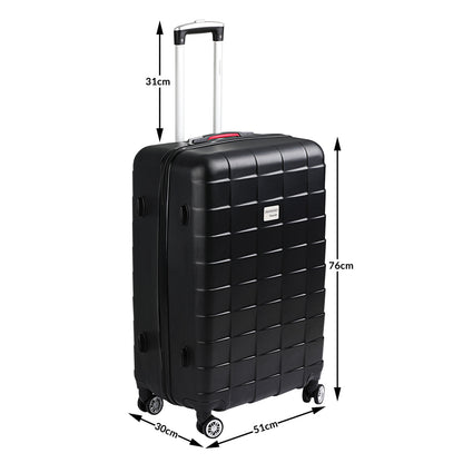 Nancy's Union Grove Suitcase - Travel suitcase - Hard case - Extra straps - Practical mesh pocket - With TSA combination lock - 76 x 51 x 30 cm