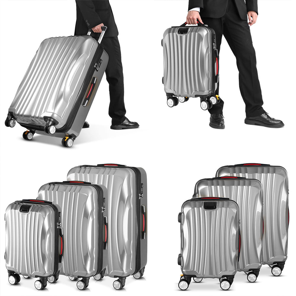 Nancy's Yreka Reiskofferset - 3-delig - Hardcase - Met USB-interface - ABS