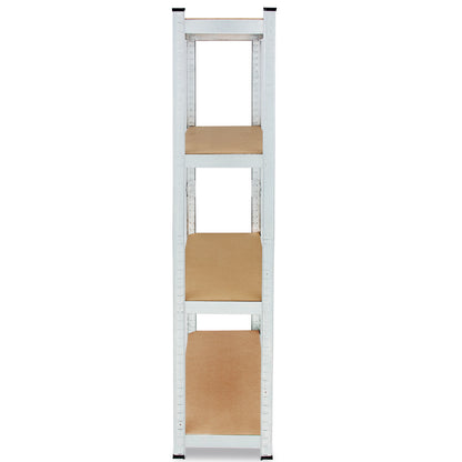 Nancy's Acton_V2 Stellingkasten - Opbergrekken - Met Legbord - Gegalvaniseerd Metaal - Legplanken - Opslagruimte - Set Van 2 - 160 x 90 x 40 cm