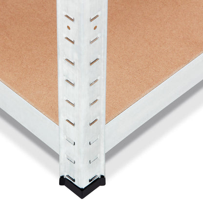 Nancy's Acton_V2 Stellingkasten - Opbergrekken - Met Legbord - Gegalvaniseerd Metaal - Legplanken - Opslagruimte - Set Van 2 - 160 x 90 x 40 cm