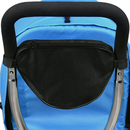 Nancy's Alta Sierra Kinderdriewieler - Kinderwagen - Driewieler - Multifunctioneel - Opvouwbare Zonnekap - Modern - Blauw