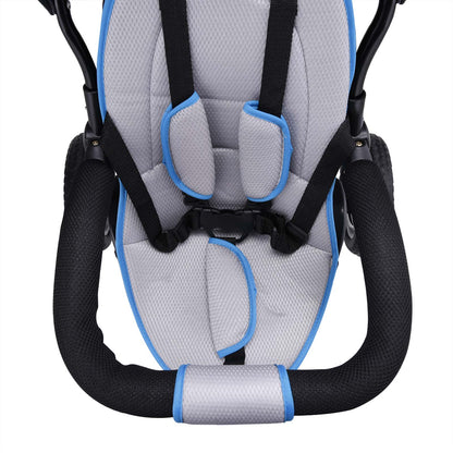 Nancy's Alta Sierra Kinderdriewieler - Kinderwagen - Driewieler - Multifunctioneel - Opvouwbare Zonnekap - Modern - Blauw