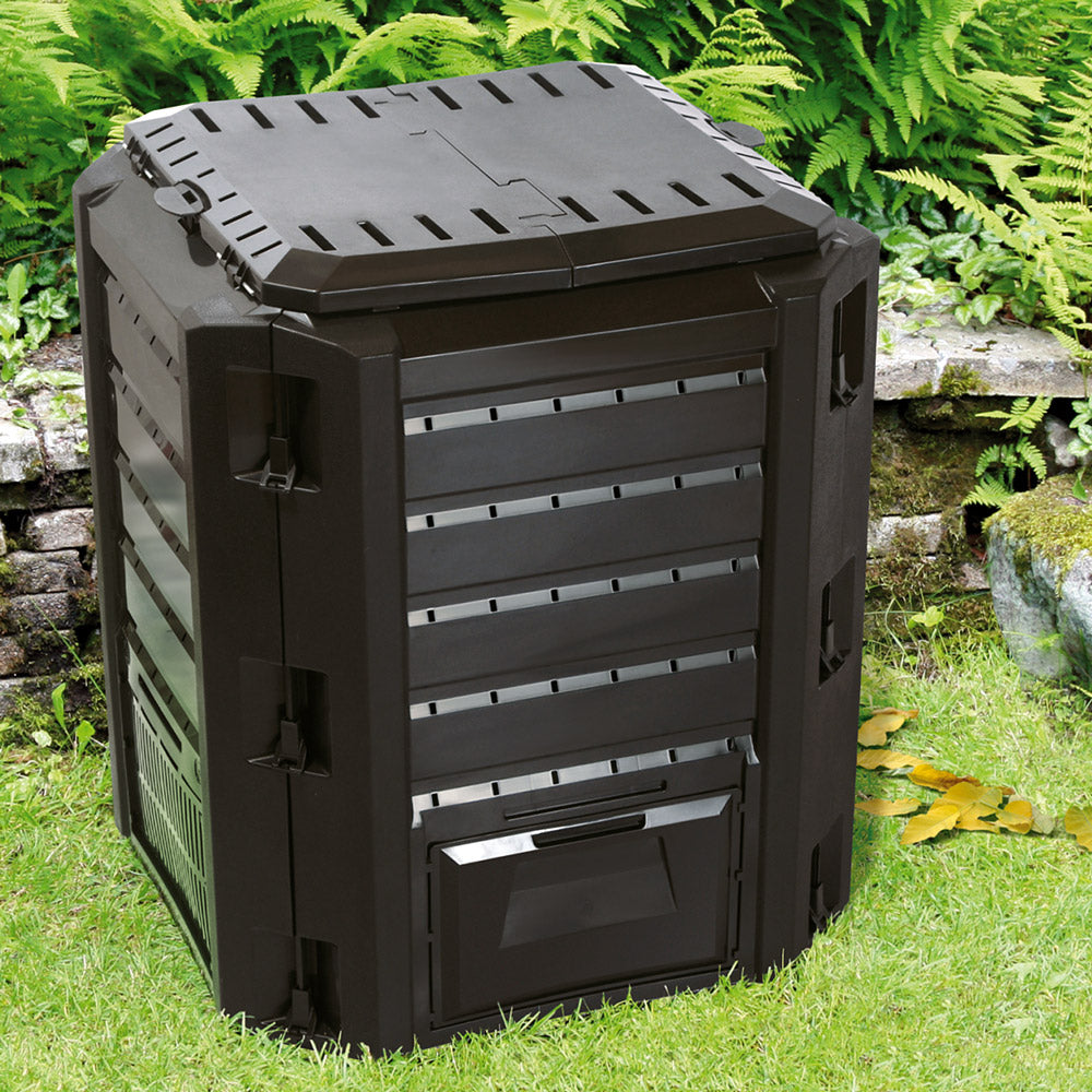 Nancy's New Roads Composter - Weerbestendig - Kunststof - 1200 L - 198 x 72 x 83 cm