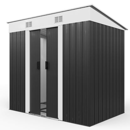 Nancy's Delafield Gereedschapsschuur - Tuinhuis - Metaal - 196 x 122 x 182 cm