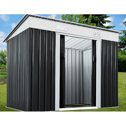 Nancy's Delafield Gereedschapsschuur - Tuinhuis - Metaal - 196 x 122 x 182 cm