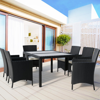 Nancy's Wapato Zitset - Tuin - Terras - Zitgroep - Polyrotan - 13-delig