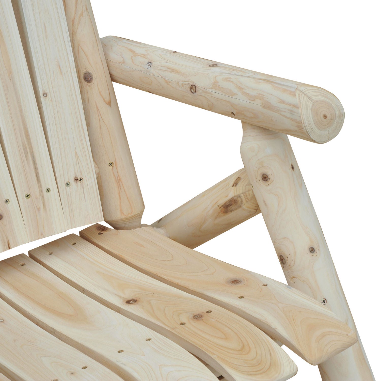 Nancy's Waldorf Tuinstoel - Houten Stoel - Hoge Rugleuning - Dennenhout - Ergonomisch