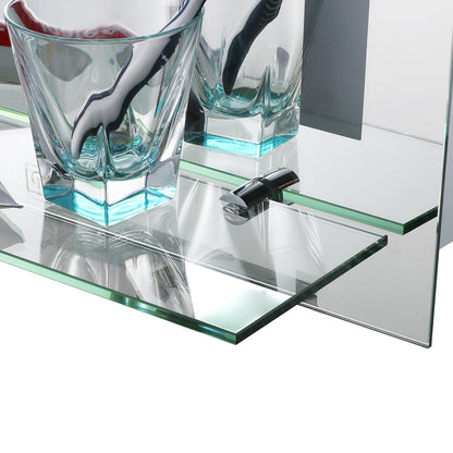 Nancy's Menifee Badkamerspiegel - Wandspiegel - Spiegel - Aluminium - LED-Verlichting - Wit Licht - Glas - 50 x 4 x 70 cm