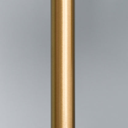 Nancy's Springville Vloerlamp - Staal/Linnen - Klassiek - Goud - 47 x 37 x 153 cm