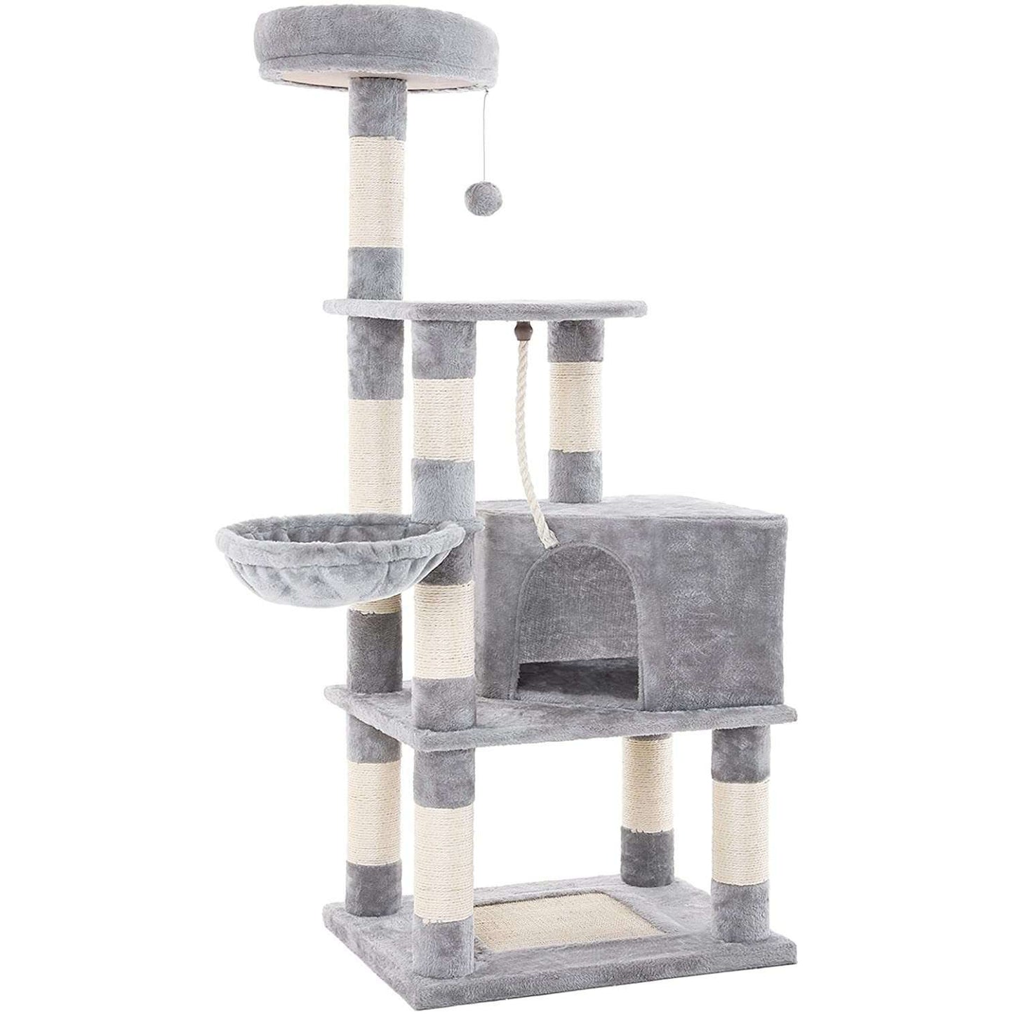 Nancy's Krabpaal - Speelhuis Voor Katten - Klimboom 148CM - Krabpalen
