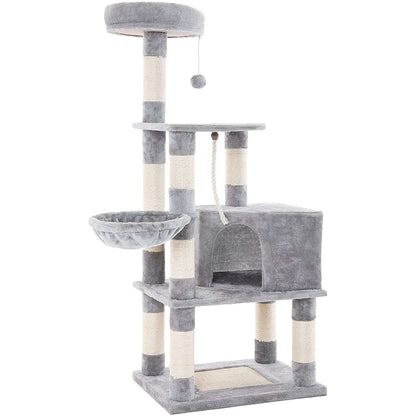 Nancy's Krabpaal - Speelhuis Voor Katten - Klimboom 148CM - Krabpalen