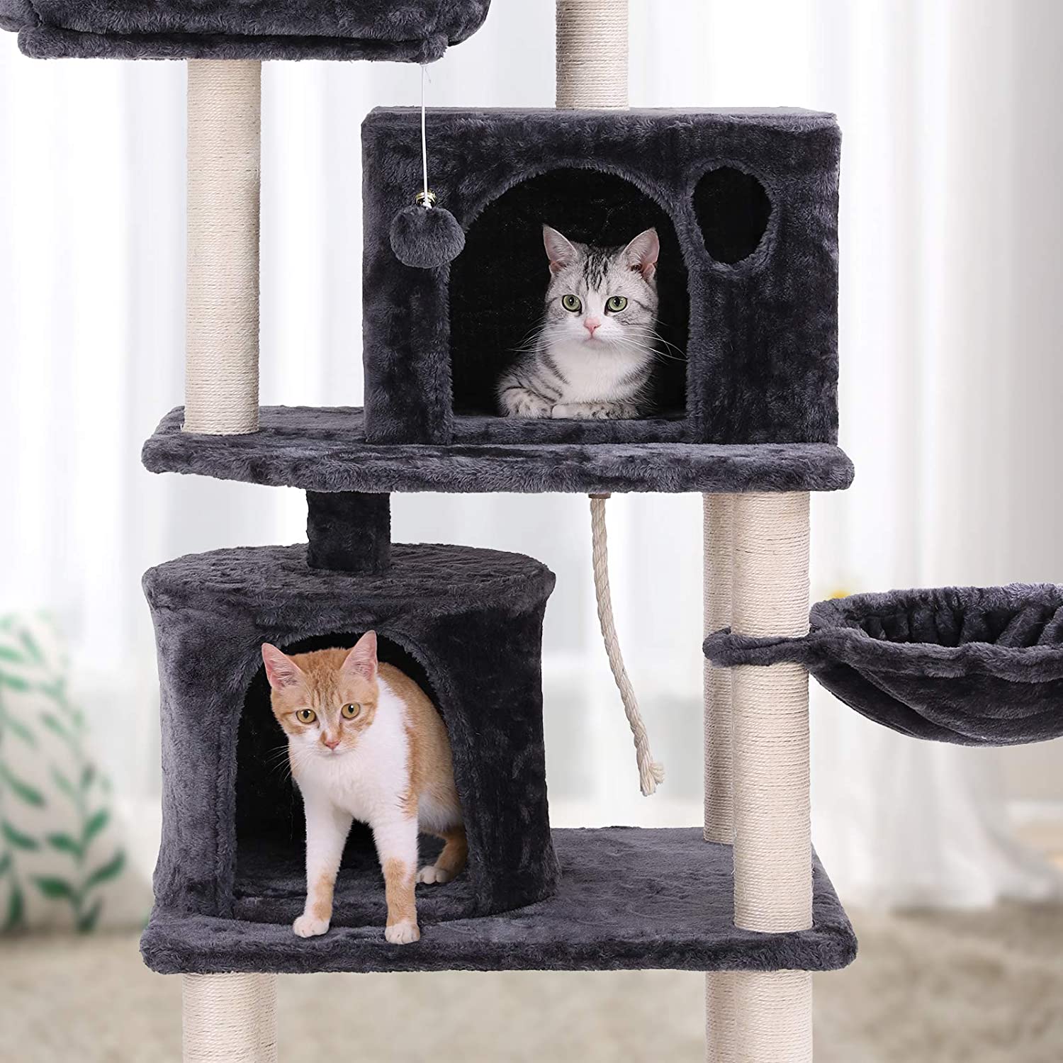 Nancy's Kattenboom XL 152 CM - Luxe Kattenhuis - Krabpaal - Katten - Kat