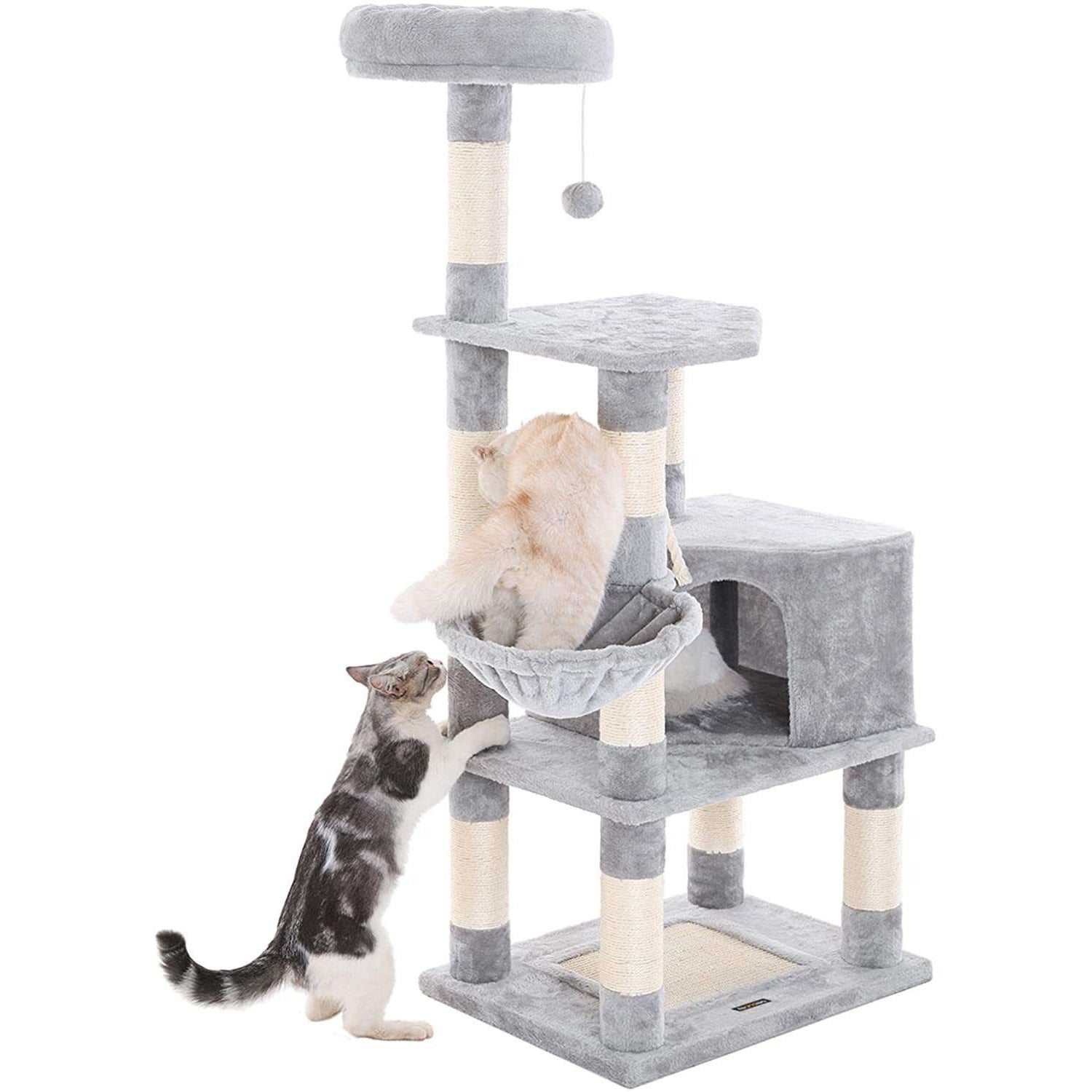 Nancy's Krabpaal - Speelhuis Voor Katten - Klimboom 148CM - Krabpalen
