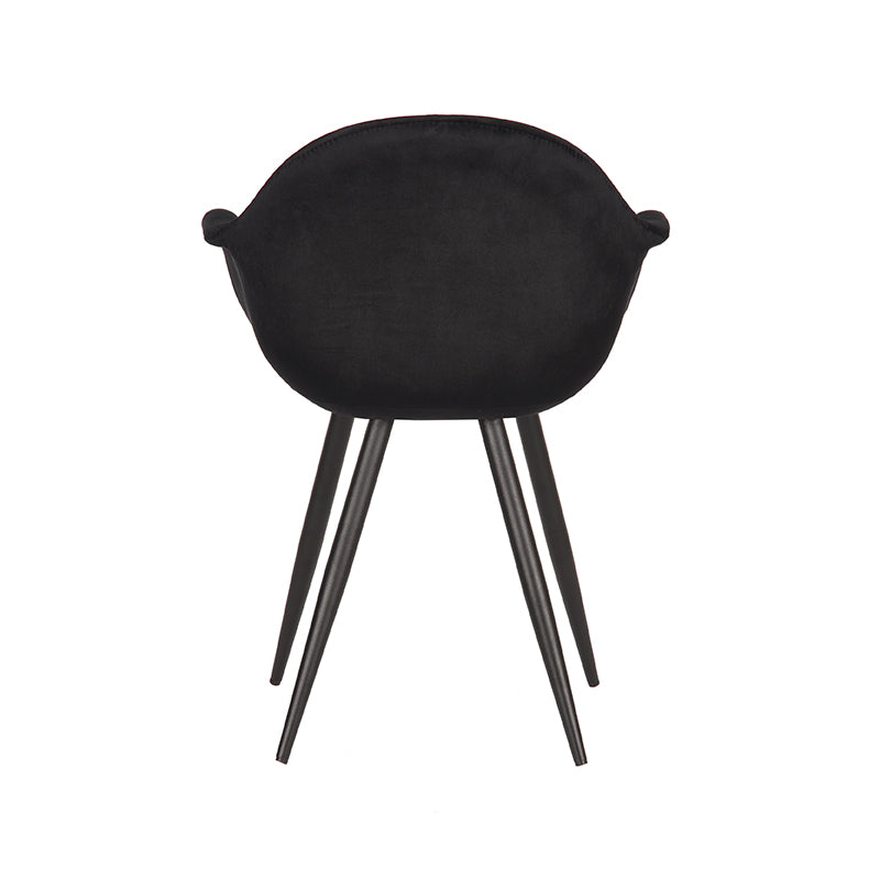 Nancy's Dining room chair Forli - Velvet - Chair - Dining room chairs - Black - 60 x 83 x 58 cm