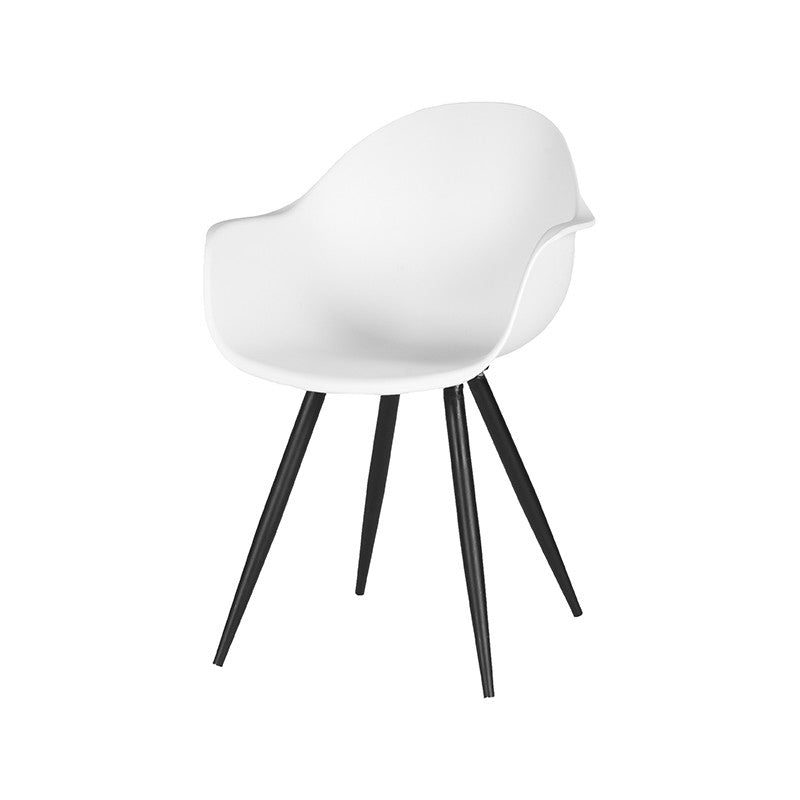 Nancy's Dining room chair Luca - Plastic - Shell - Chair - Design chair - Dining room chairs - White - 58 x 85 x 54 cm