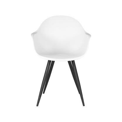 Nancy's Dining room chair Luca - Plastic - Shell - Chair - Design chair - Dining room chairs - White - 58 x 85 x 54 cm
