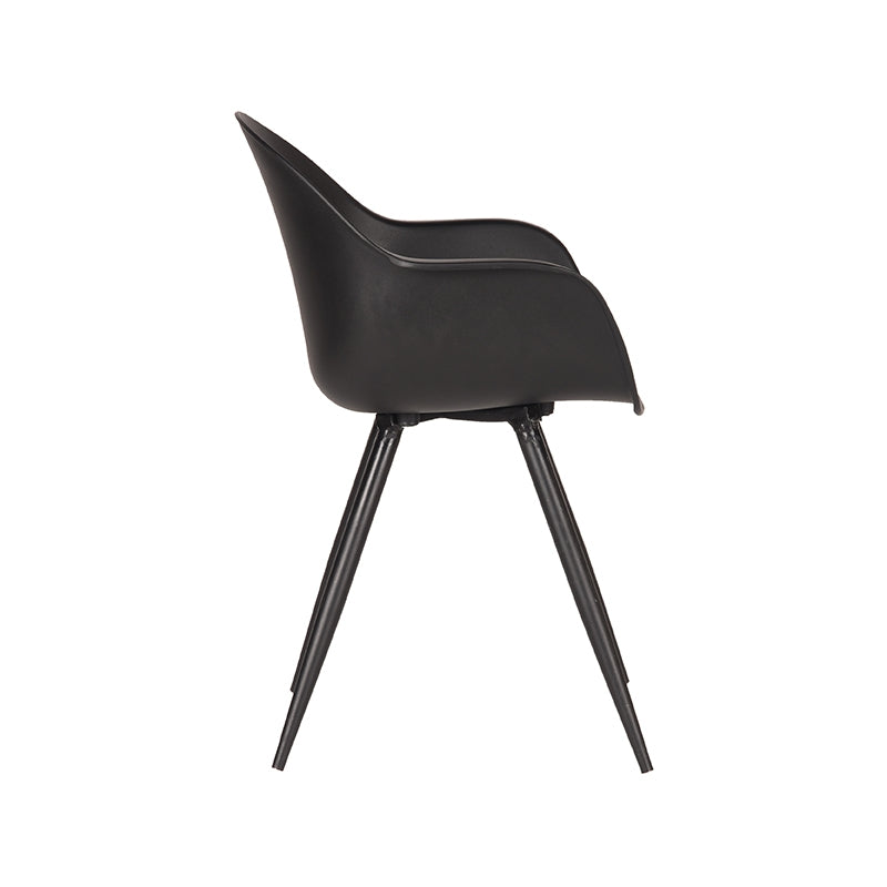 Nancy's Dining room chair Luca - Industrial - Dining room - Chair - Dining room chairs - Plastic - Black - 58 x 54 x 85 cm