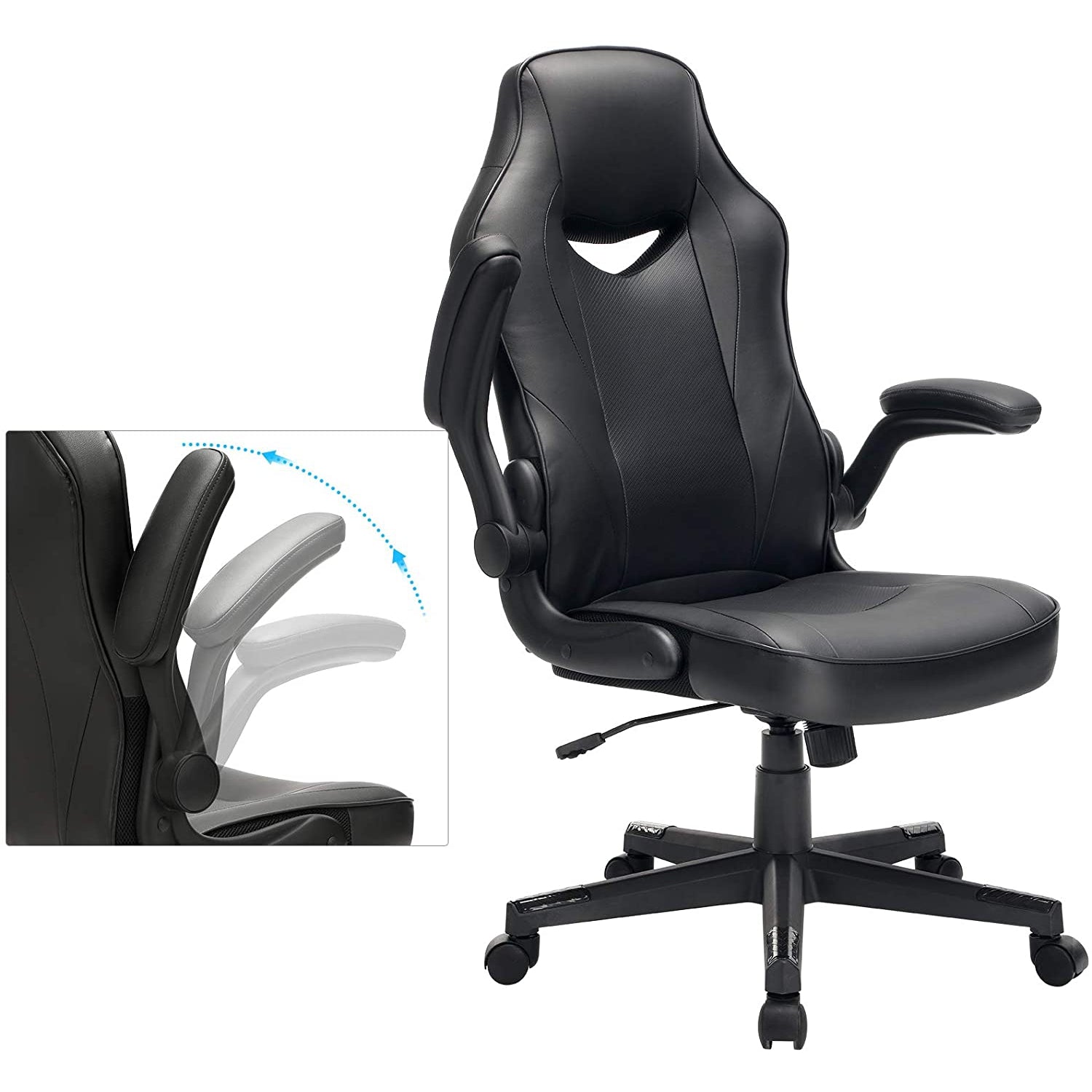 Nancy's Bathgate Bureaustoel - Directiestoel - Ergonomische Bureaustoel - Zwart