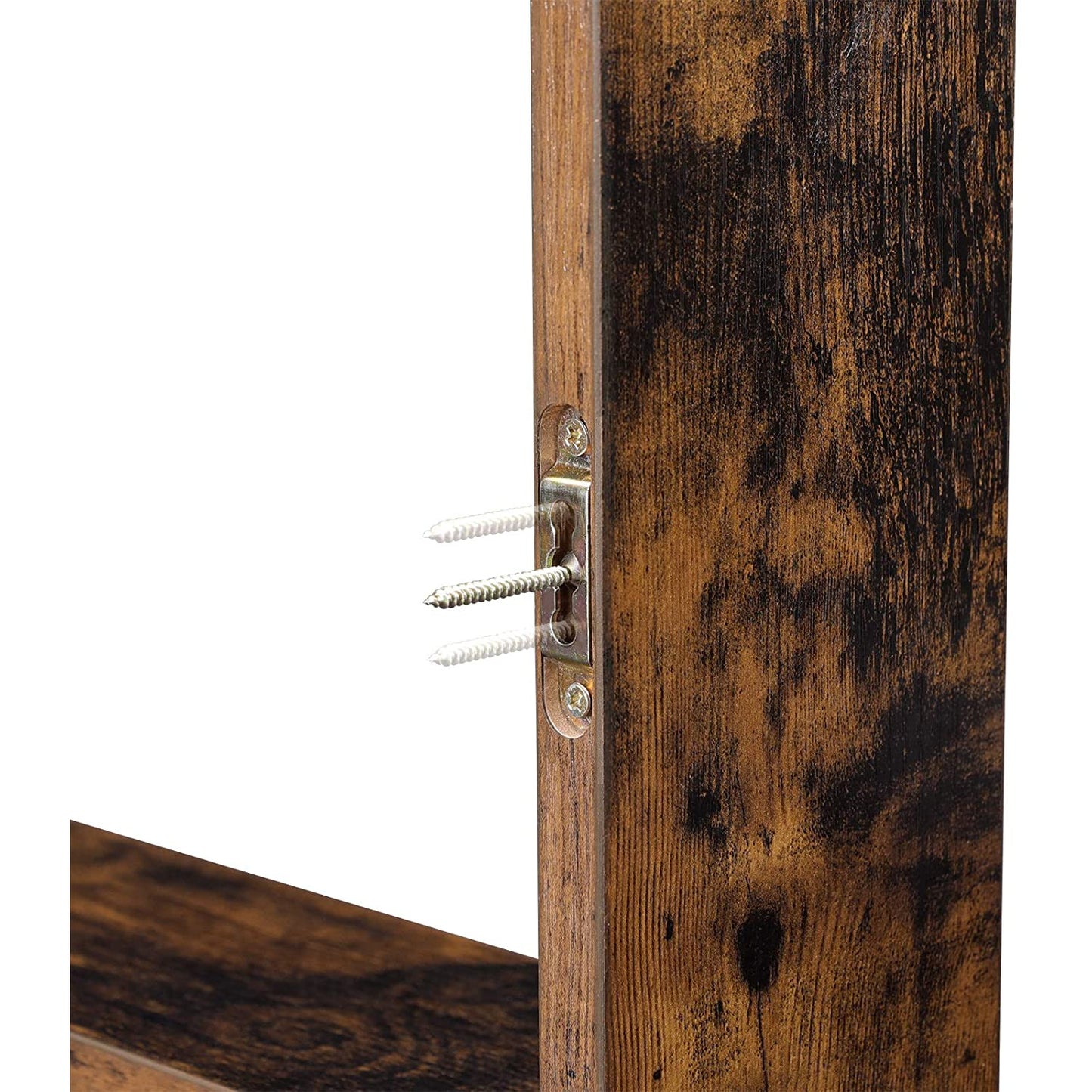 Nancy's Wandplank Industrieel Hout - Set van 3 - Zwevend - Wandplanken - Kubusplanken - Lengte 40/35/30 cm - Vintage bruin