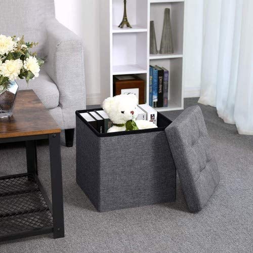 Nancy's Hocker - Hocker Met Opbergruimte - Hockers - Hockers En Poefen - Donkergrijs