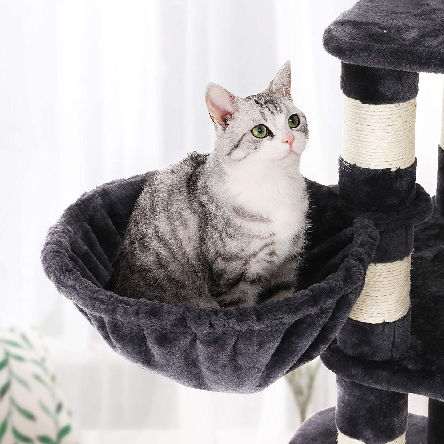 Nancy's Cat House XXL Gray - Scratching Post - Cat Tree - Cat Scratching Posts