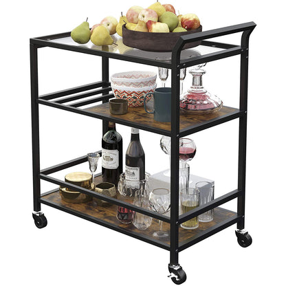 Nancy's Homer Keukenwagen - Keukentrolleys - Industriële Trolley - 75 x 40 x 86 cm (L x B x H)