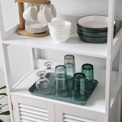 Nancy's Cleverly 2 Badkamermeubel - Badkamerkasten - Kast - Wit - 60 x 32.5 x 122 cm