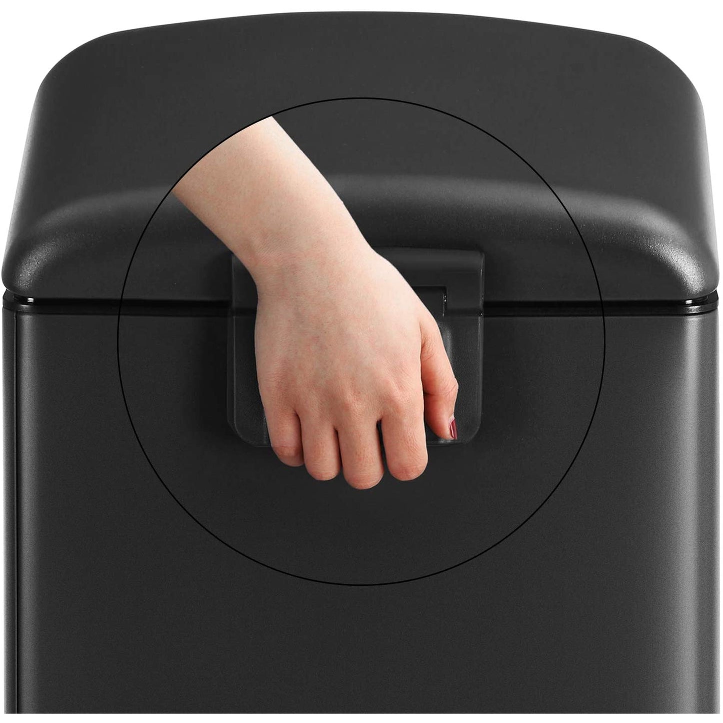 Nancy's Pedal Bin 30 L - Poubelles - Noir - 34,5 x 61,5 x 27,5 cm (L x H x P)