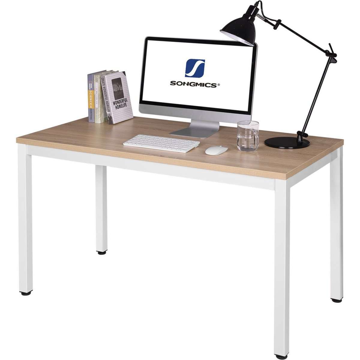 Nancy's Bureau Eikenhout - Computer Tafel Wit - Bureaus 120 x 76 x 60 - Nancy HomeStore