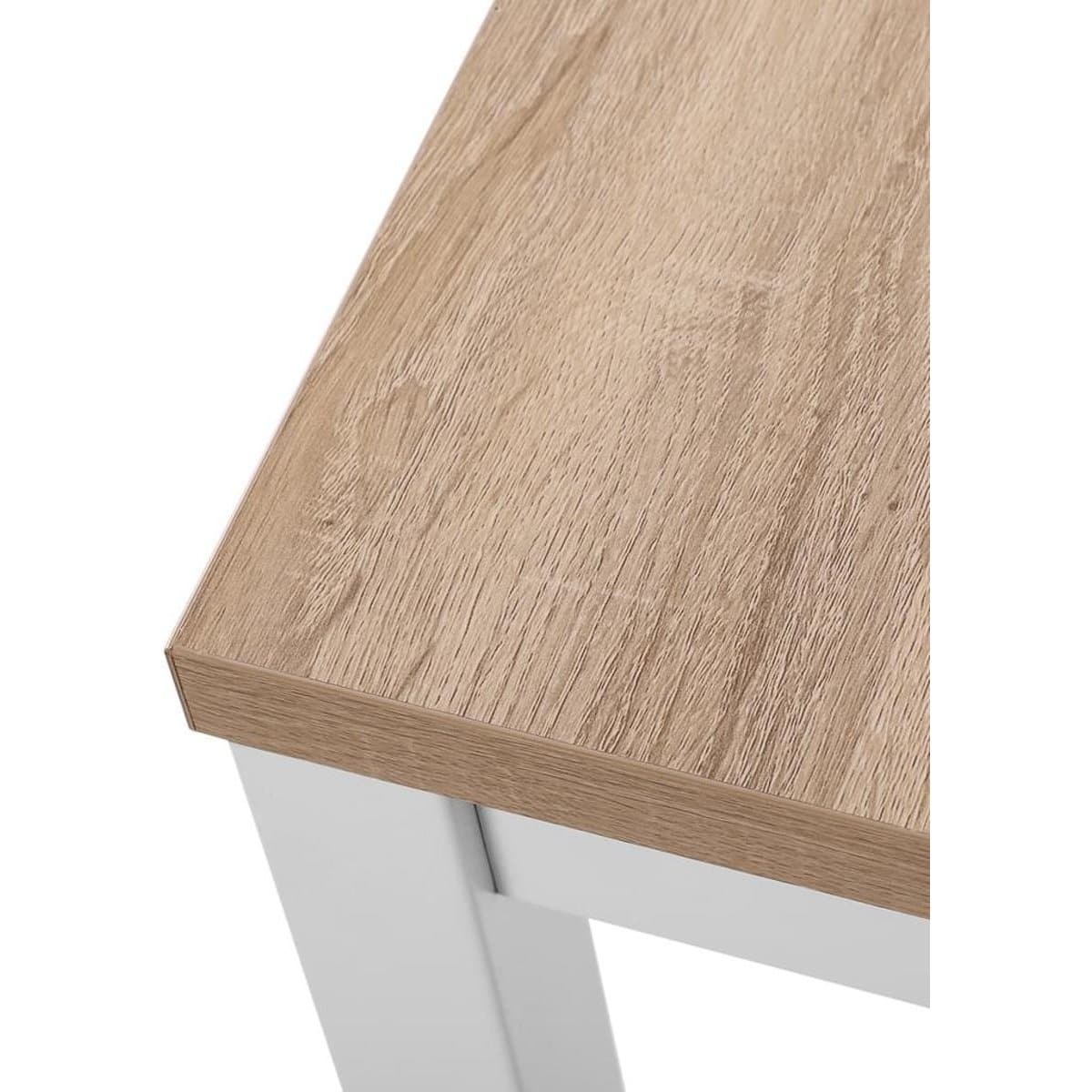 Nancy's Bureau Eikenhout - Computer Tafel Wit - Bureaus 120 x 76 x 60 - Nancy HomeStore